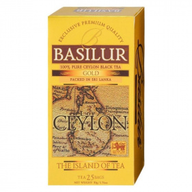 Basilur The Island of Tea Gold fekete tea (25x2g) 25db