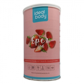 IdealBody fogyókúrás fehérje italpor - eper 525g