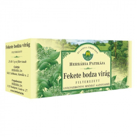 Herbária fekete bodzavirág filteres tea 25db