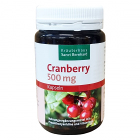 Sanct Bernhard (Cranberry) tőzegáfonya 500mg kapszula 90db