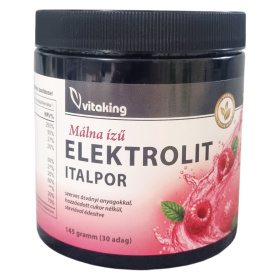 Vitaking Elektrolit italpor - málna ízű 145g