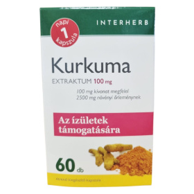 Interherb Napi 1 Kurkuma Extraktum 100mg kapszula 60db
