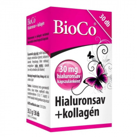 BioCo Hialuronsav + Kollagén kapszula 30db