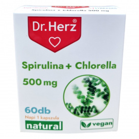 Dr. Herz Spirulina+Chlorella kapszula 60db