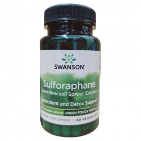 Swanson Sulforaphane Indol3C (Brokkoli csíra 400mg) kivonat kapszula 60db