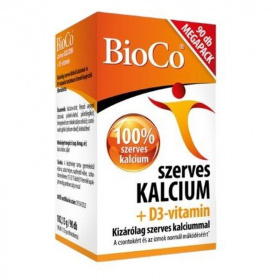 BioCo szerves Kalcium + D3-vitamin Megapack tabletta 90db