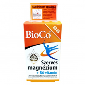 BioCo Szerves Magnézium + B6-vitamin tabletta 60db