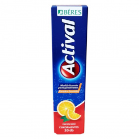 Béres Actival Multivitamin pezsgőtabletta - narancs 20db