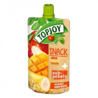 Topjoy püré, snack - alma, mangó, banán, zabpehely 100g 