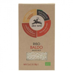 Alce Nero bio rizottónak való szuperfinom fehérrizs 500g