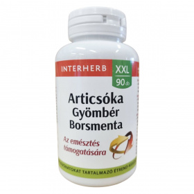 Interherb XXL Articsóka Gyömbér Bormenta kapszula 90db