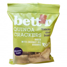 Bett'r Bio Quinoa (bazsalikom+paradicsom) kréker 100g