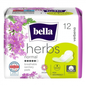 Bella Herbs egészségügyi betét - verbena, vasfű 12db