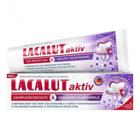 Lacalut fogkrém - aktiv, fogíny-zománc 75ml