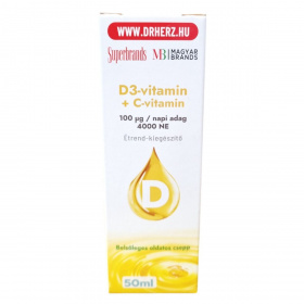 Dr. Herz D3-vitamin (4000NE) + C-vitamin csepp 50ml