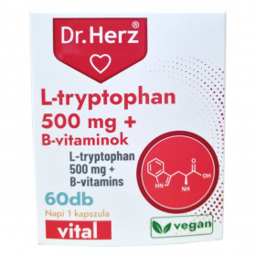 Dr. Herz L-tryptophan 500mg+B-vitaminok kapszula 60db