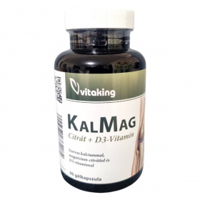 Vitaking KalMag Citrát + D3-vitamin gélkapszula 90db