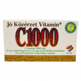 Jó Közérzet C-vitamin 1000mg 25mg csipkebogyóval és 25mg citrus bioflavonoiddal 30db