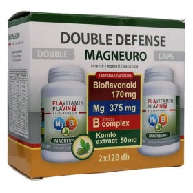 Double Defense Magneuro Mg + B-complex vitamin + komló (2x120db) 240db
