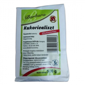 Barbara gluténmentes kukoricaliszt 500g