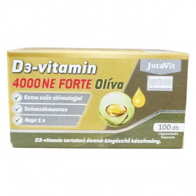 Jutavit D3-vitamin 4000NE (100mcg) Olíva Forte lágykapszula 100db