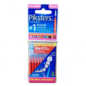 Piksters fogköztisztító kefe - 4-es méretű 10db