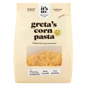 Its Us Gretas gluténmentes kukorica száraztészta - macaroni szarvacska 200g