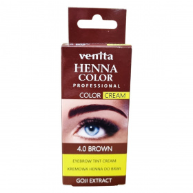 Venita Henna Color gyógynövényes szemöldökfesték - NR 4.0, középbarna 15g