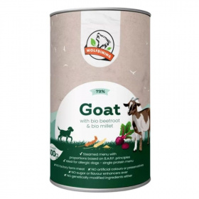 Farkaskonyha párolt menü kutyaeledel - kecske 400g