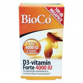 BioCo D3-vitamin Forte 4000IU megapack tabletta 100db