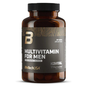 BioTechUSA Multivitamin for men from organic sources tabletta 60db