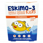 Eskimo-3 Kids Omega-3 D-vitamin rágótabletta (narancs) 27db 