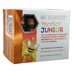 Marnys PROTECT Junior multivitamin erdei gyümölcs ízű folyékony étrend-kiegészítő (20x10ml) 20db