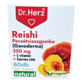 Dr. Herz reishi 350mg+c-vitamin+szerves cink kapszula 60db