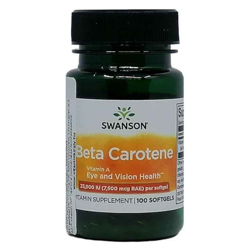 Swanson Beta Carotene (Bétakarotin) 15mg kapszula 100db Herbaposta