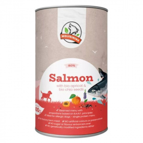 Farkaskonyha párolt menü kutyaeledel - lazac 400g