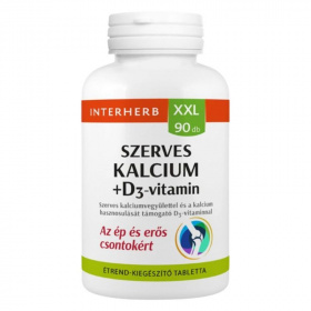 Interherb XXL Szerves Kalcium és D3-vitamin tabletta 90db