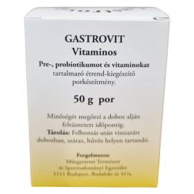 Gastrovit Vitaminos prebiotikum, probiotikum és vitamin por 50g