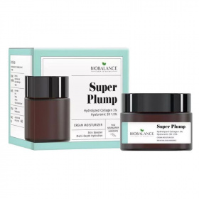 Biobalance szuper bőrfeltöltő arckrém intenzív hidratáló tengeri kollagénnel és hialuronsavval 50ml