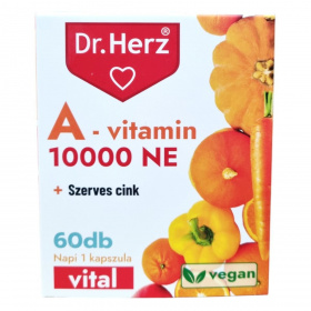 Dr. Herz a-vitamin 10000NE+szerves cink kapszula 60db