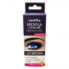 Venita Henna Color tartós szempilla és szemöldök krémfesték - NR 3.0,  barna 15g 
