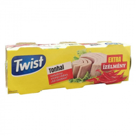 Twist tonhaltörzs növényi olajban - chili (3x80g) 240g