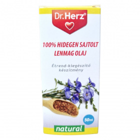 Dr. Herz 100% hidegen sajtolt lenmag olaj 50ml