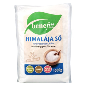 Benefitt Himalája só - fehér, finom őrlésű 1000g