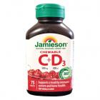 Jamieson C és D3-vitamin 500mg/ 500IU szopogató tabletta cseresznye ízesítéssel 75db Jamieson C és D3-vitamin 500mg/ 500IU szopogató tabletta cseresznye ízesítéssel 75db