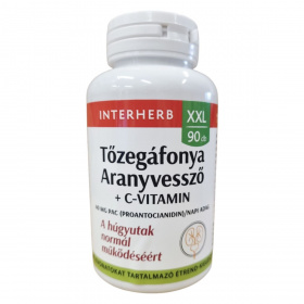 Interherb XXL Tőzegáfonya aranyvessző kapszula 90db