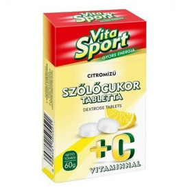Vitasport szőlőcukorka - citrom ízű 60g