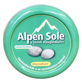 Alpen Sole torokcukorkák a só természetes erejével (cukormentes) 46g
