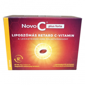 Novo C Plus Forte liposzómás retard C-vitamin kapszula 60db