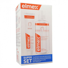 Elmex Caries Protection fogkrém 75ml + szájvíz 400ml csomag 1db